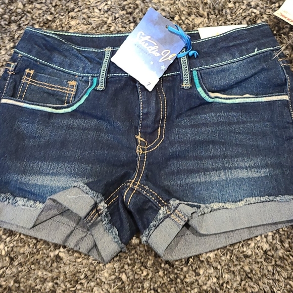 STUDIO V JEAN shorts size 7 new - Picture 2 of 4
